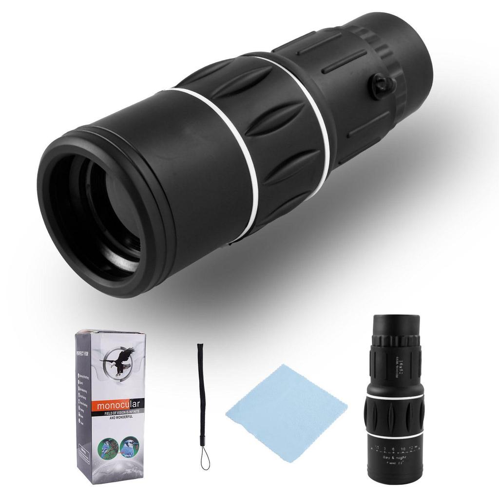 High-Definition 16X52 Monocular Telescope with Night Vision & Smartphone Photography for Outdoor Use