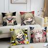 Hot Comic My H-Hero A-AcademiaS H-Himiko Toga Comfortable Soft Pillow Case for Sofa Living Room Home Decor Protective Covers