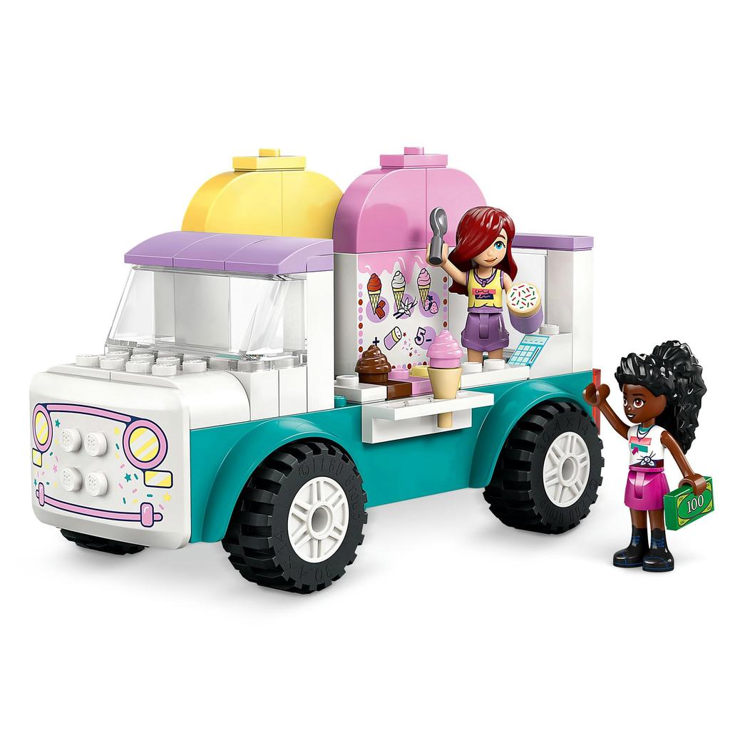 LEGO Friends Heartlake City Мороженое Грузовик Игрушка Подарок на День Рождения Блок Образовательный Мальчики Девочки Дети 4 года 5 лет 6 лет Ролевые игры
