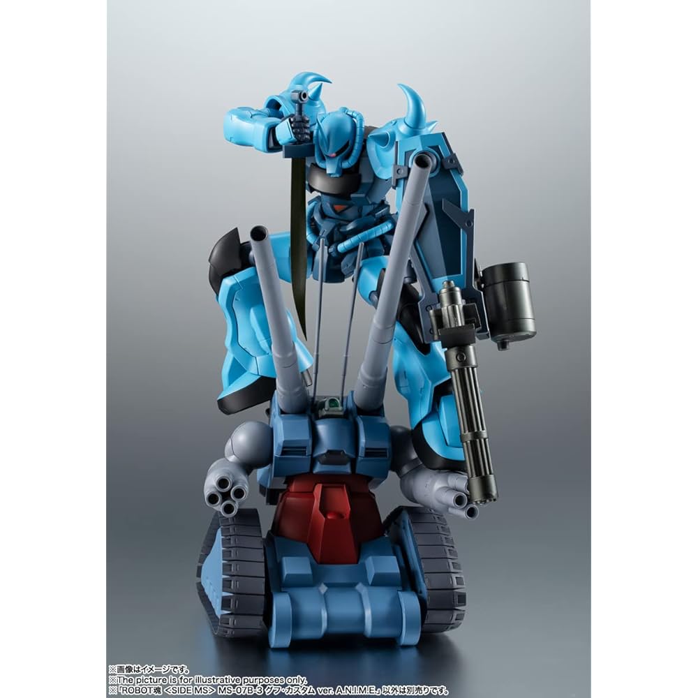 TAMASHII NATIONS ROBOT Spirits MS-07B-3 Гуф Кастом A.N.I.M.E. Фигурка 125 мм ПВХ АБС Окрашенная Коллекционная