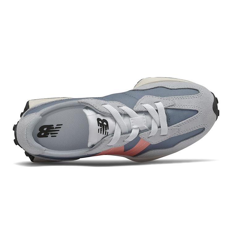 New Balance NB 327 Амортизация, Износостойкие Низкие Детские Повседневные Кроссовки Цвет Морской Серый Детские PH327FO