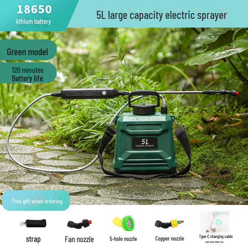 2024 New Electric Household Small Pesticide Sprayer - High Pressure Watering Pot