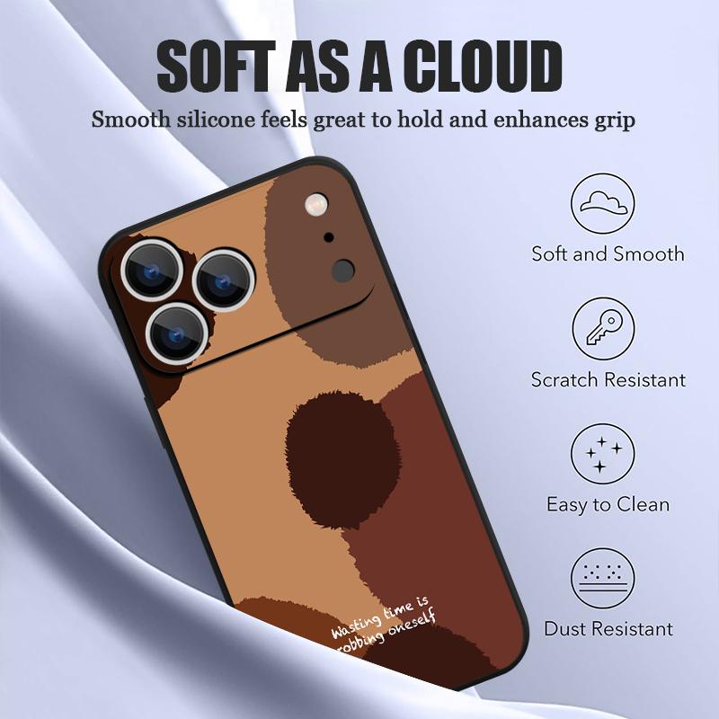 Магнитный чехол For Magsafe для iPhone 17 Pro Max с принтом «Цветочные полоски», мягкий силиконовый чехол-задняя крышка для iPhone 16 15 14 13 Pro Max 16e 17e