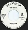 7-дюймовая пластинка ХЭНК КОКРАН - Crying Section 478827PROMO RCA Victor США Фолк Б/У