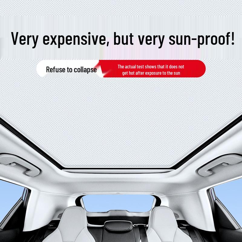 Электростатическая солнцезащитная шторка для люка Dongfeng Jingyi X5: Теплоизоляция, Защита от солнца, Экран конфиденциальности, Непрозрачный