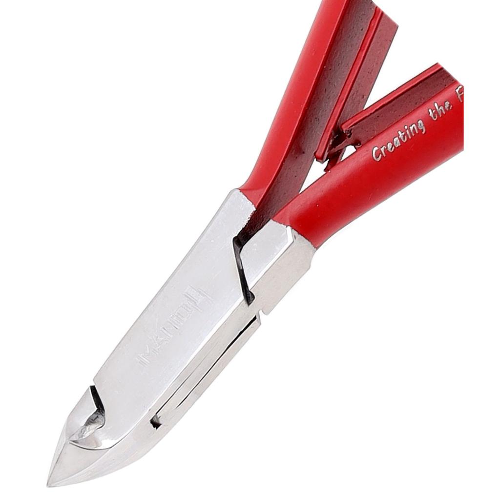 Cuticle Nippers Nail Clippers Cosmetic Scissors Manicure Spa Salon Red