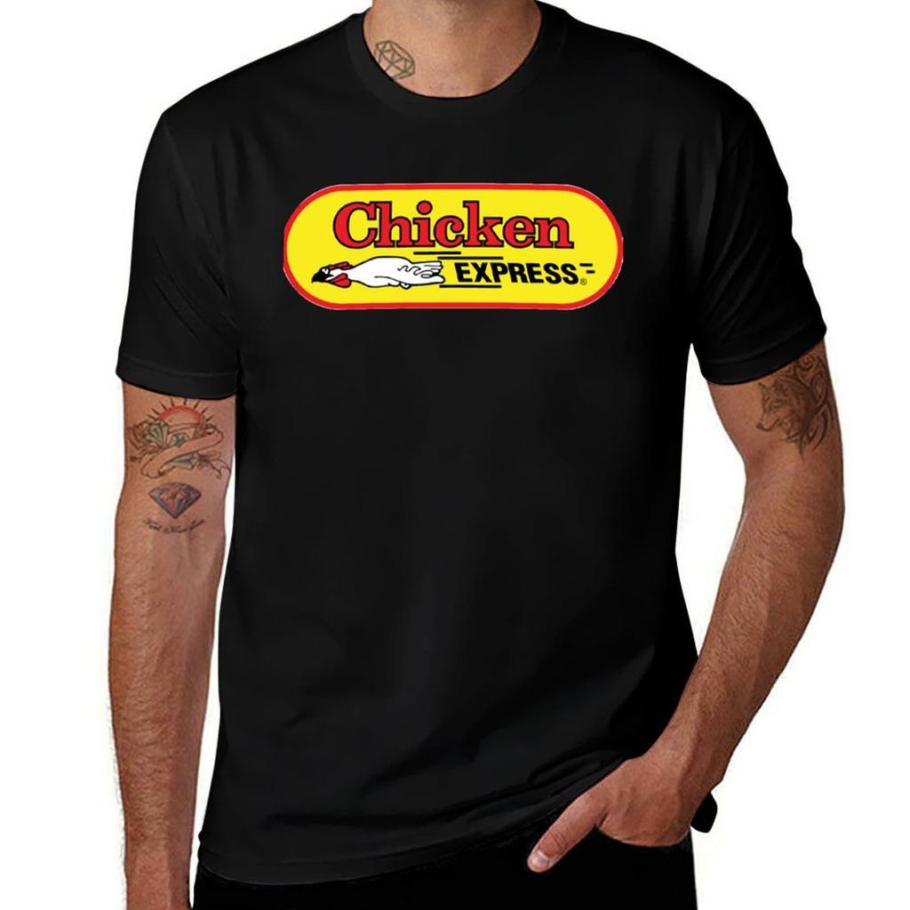 Футболка Chicken Express Повседневная футболка с принтом