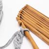 12Pcs/Set Bamboo Handle Crochet Hook Knit Craft Knitting Needle Weave Yarn 3-10mm Sewing For Home Handmade Accessories