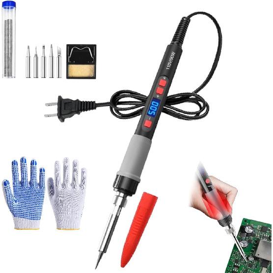 Industrial Grade Welding Pen Repair Tool Set, Digital Display Welding Pen, 3 in 1 Household High-Power Soldering Pen Set, Adjustable Temperature