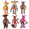 Five Nights At Freddys Фигурки Игрушка Нарушение безопасности Серия Glamrock Foxy ПВХ Кукла для подарка ребенку