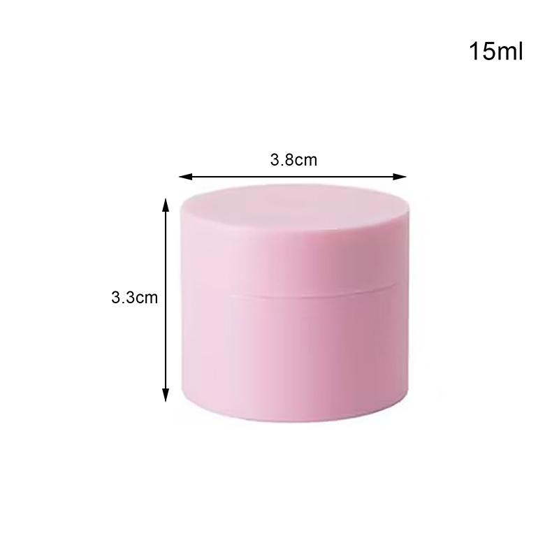 Empty 5/15/20/30/50Ml Travel Small Covers Plastic Cosmetic Pot Jars With Lids For Face Cream Lip Balm Containers Makeup Box