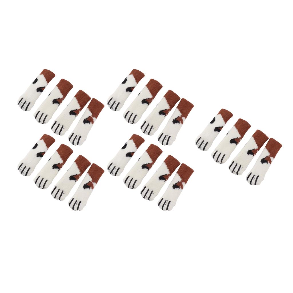 20 шт. Чехол для защиты ножек стола с рисунком кошачьей лапы, утолщенный, для ножек мебели, стульев, ног, защита пола