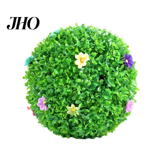 Lifelike Topiary Ball Artificial Plant Decoration Faux Boxwood UV Resistant Realistic Office Multi-Layer Outdoor Backyard Porch Garden Fake
