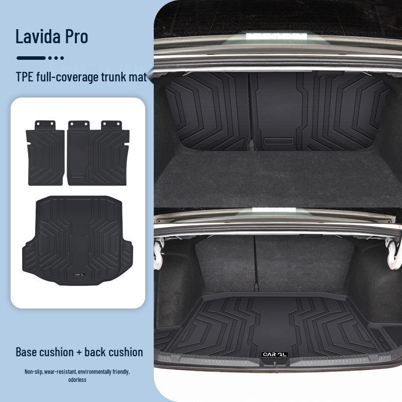 Коврик в багажник Volkswagen Lavida Pro из ТПЭ - Совместим с 26 моделями, Декоративный автомобильный аксессуар