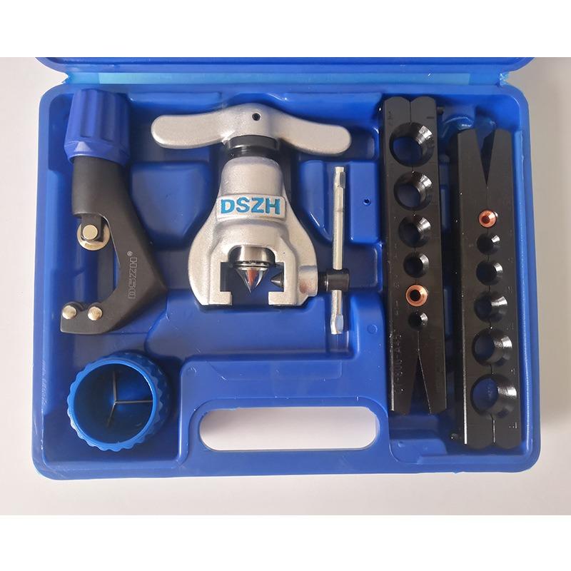 Устройство для развальцовки 45 градусов, двойной и простой набор тормозных трубок с гибочными плоскогубцами, набор инструментов для развальцовки, гибочные плоскогубцы для трубок кондиционера