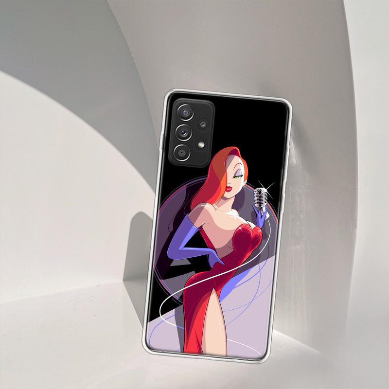 J-Jessica R-Кролики Чехол для телефона для Samsung A54 A57 A37 A17 A14 A15 A12 A24 A34 A55 A35 A25 A52S A07 A05S A04S A22 A32 A72 Galaxy