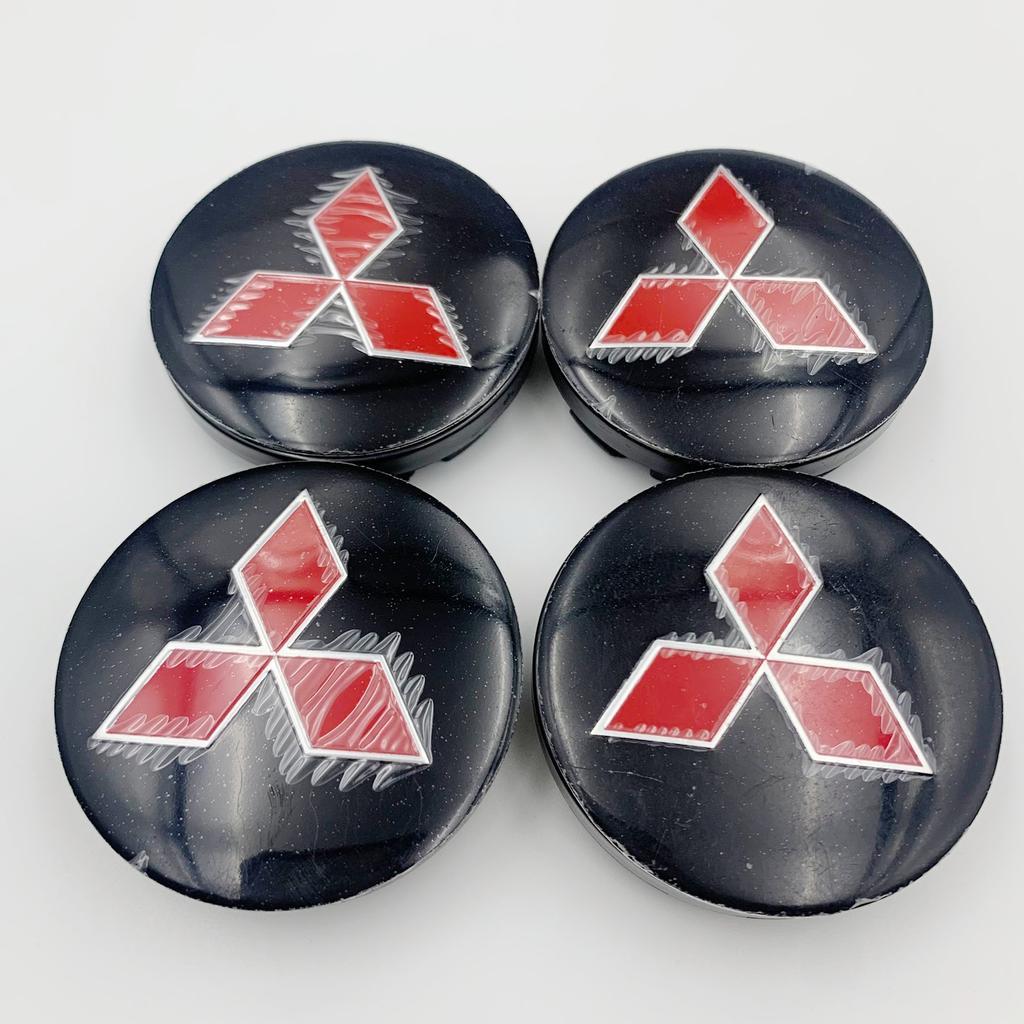 40pcs Car Wheel Center Hub Caps Emblem for Mitsubishi Ralliart Lancer ASX Colt Pajero Outlander Eclipse Delica Accessories