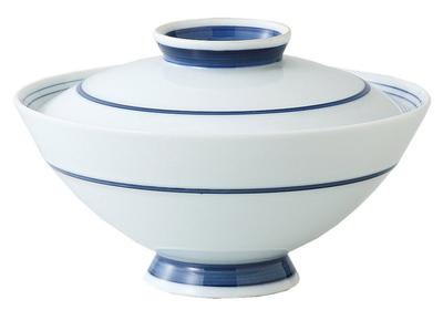 Посуда Хасами Юмедзи чашка для чадзуке с морским лещом 23161 (с крышкой)