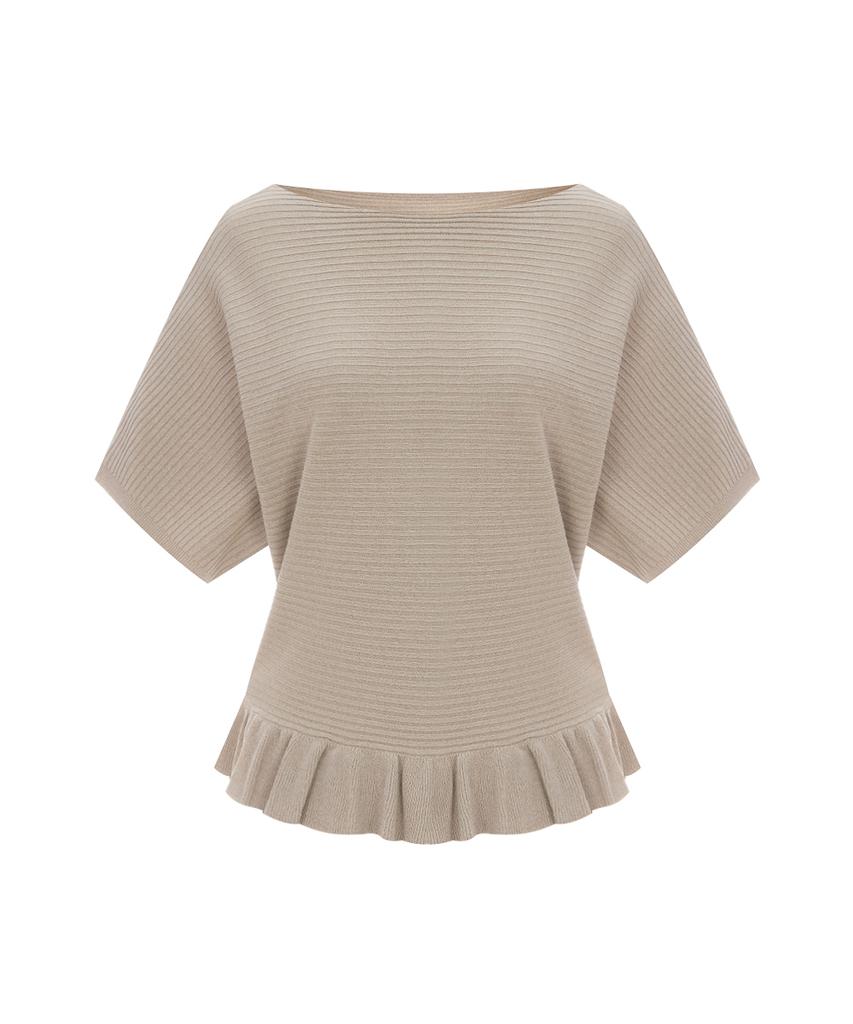 PAIGEFLYNN Dolman Fit Frill Knit_P6Bkn002C
