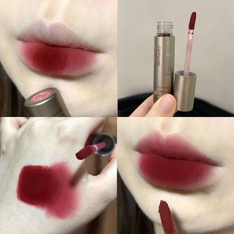 Matte Velvet Lip Glaze Waterproof Long Lasting Not Easy To Blur Lip Mud Liquid Lipstick Sexy Makeup Lipgloss