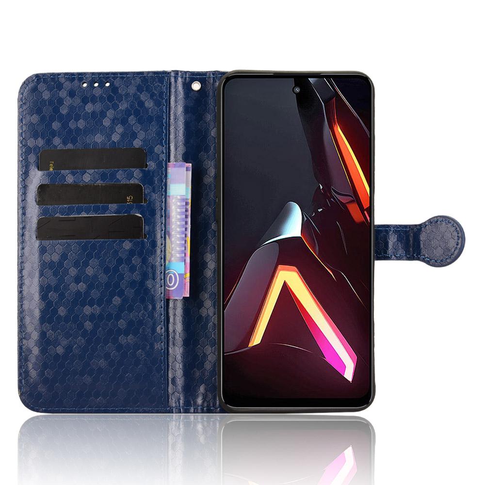 Чехол-кошелек для ZTE nubia Neo 3 5G, тисненый точечным узором, из искусственной кожи, чехол для телефона с ремешком на запястье