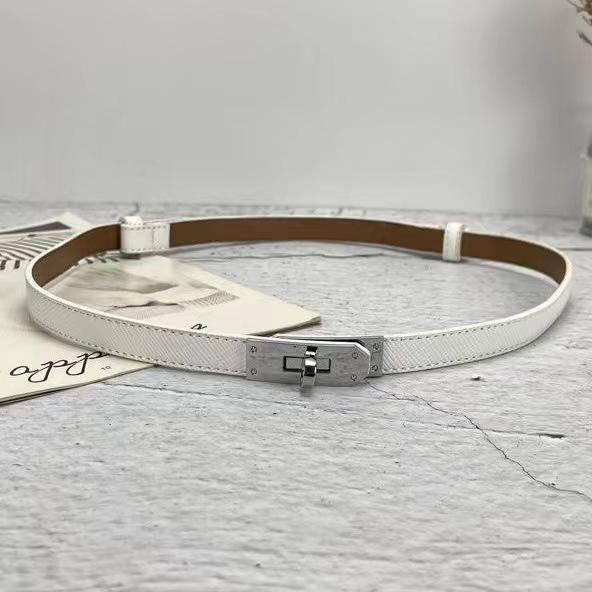 Двусторонний регулируемый эластичный тонкий ремень с пряжкой - универсальный аксессуар для летнего платья для женщин