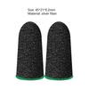 1 Pair Finger Cover Sweat-proof Sensitive Ultra-thin Video Games Touch Screen Fingertip Gloves for PUBG Mobile Game
