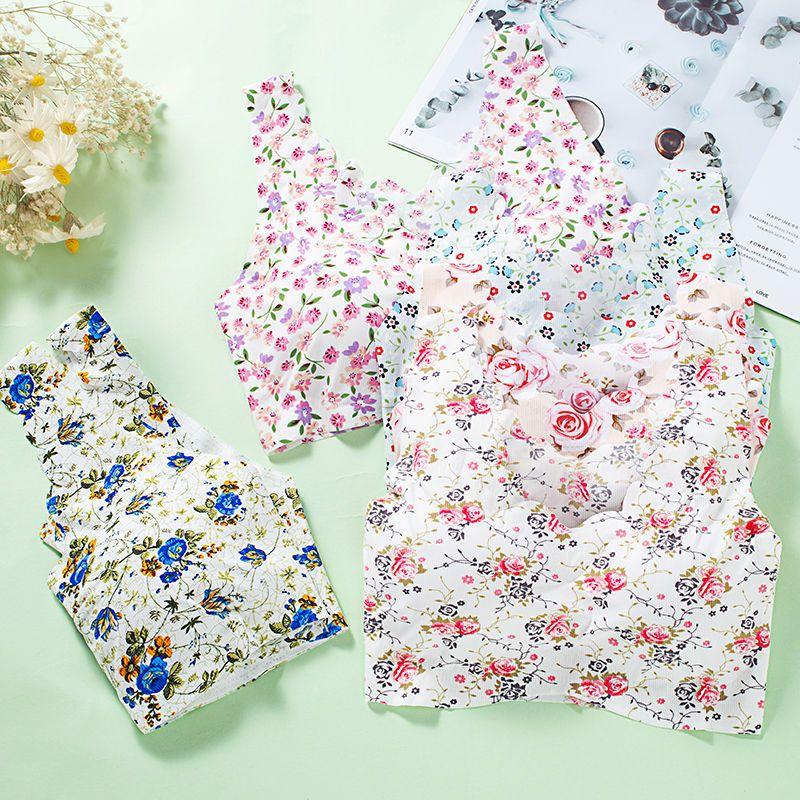 Женский бюстгальтер, бесшовное нижнее белье с открытой спиной, с принтом, без стального кольца, нижнее белье, спортивный бюстгальтер для сна, тонкая секция, подходит для повседневной жизни