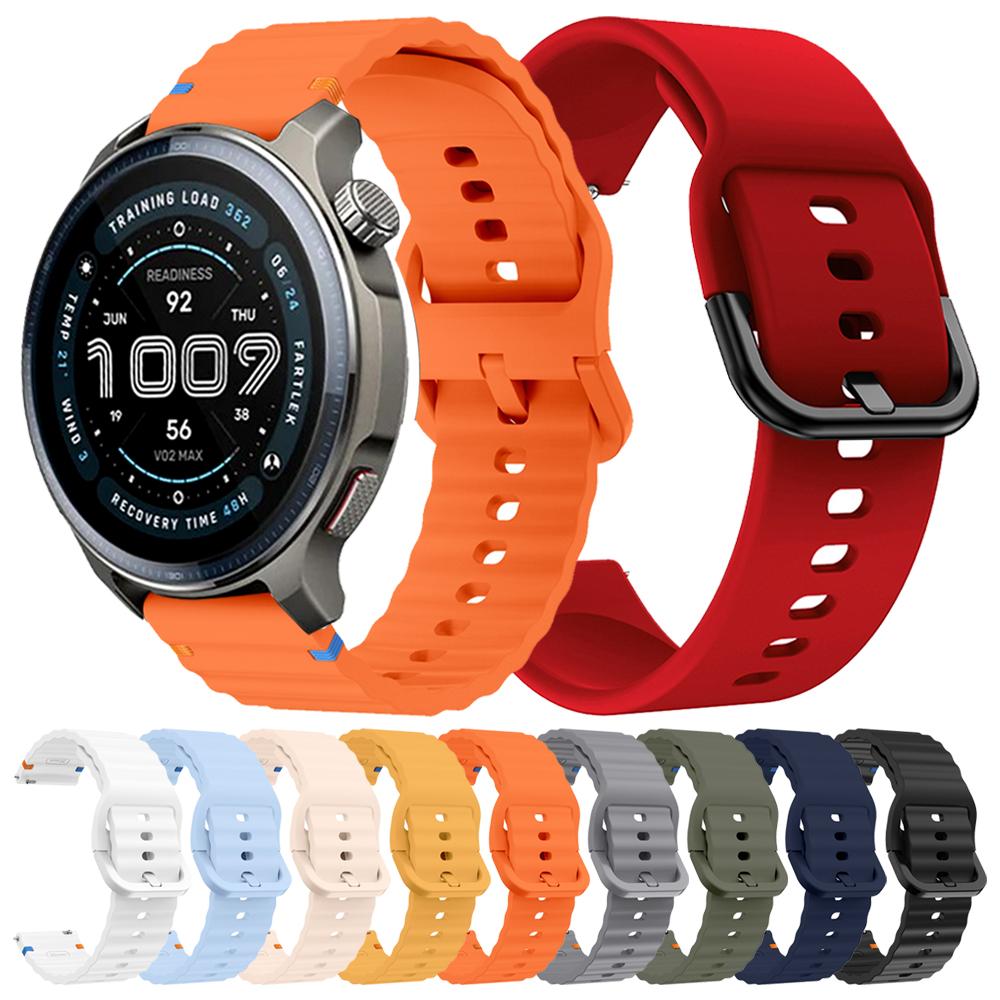 Силиконовый ремешок 20 мм 22 мм для AMAZFIT BALANCE2 Спортивный сменный ремешок BIP6 5 UNITY/GTS 4 3/GTR 4 3pro 2e/Active 2 Мягкий браслет