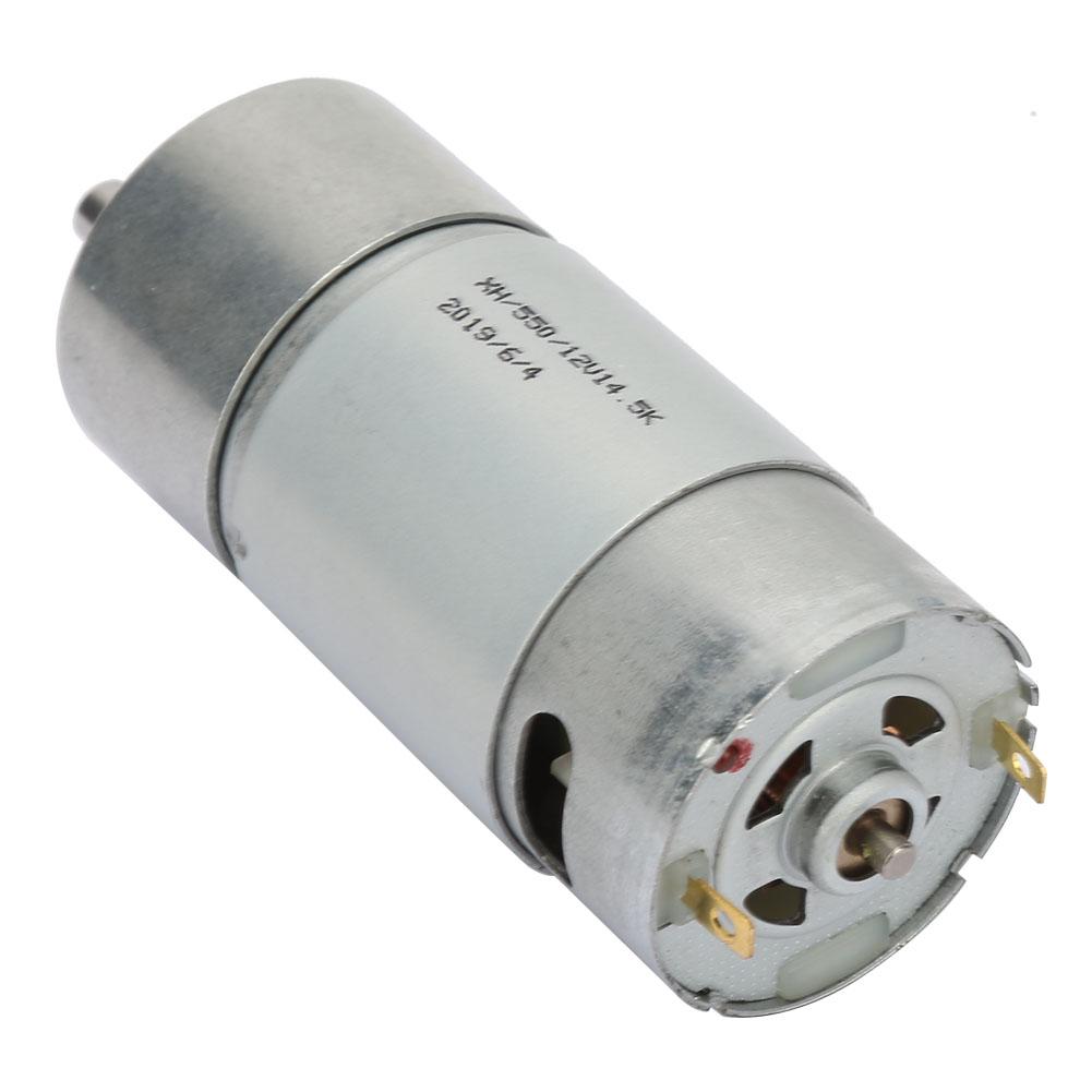 Full Copper Coil Speed Reduction Large Torsion Wattage Reduction DC Gear Motor(19 380RPM)