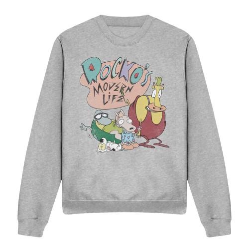 RockoÂ´s Modern Life Unisex Adult Logo Group Sweatshirt