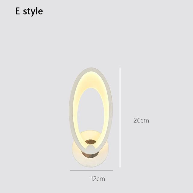 Современная простота в стиле лесной стены LED 12 Вт настенный светильник для столовой, кухни, спальни, балкона, фойе, кабинета, настенный светильник