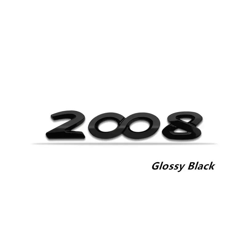 2026 Hot Car Sticker Car Trunk Emblem Letter Decal for Peugeot 2008 3008 4008 5008 Logo Metal Badge Styling Rear Sticker Modific