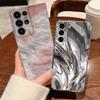 Роскошный чехол для телефона с мраморным узором для Samsung Galaxy S26 S25 S24 S23 Ultra S22 S26 Plus S24 S21 FE S25 Edge Прозрачный мягкий чехол из ТПУ