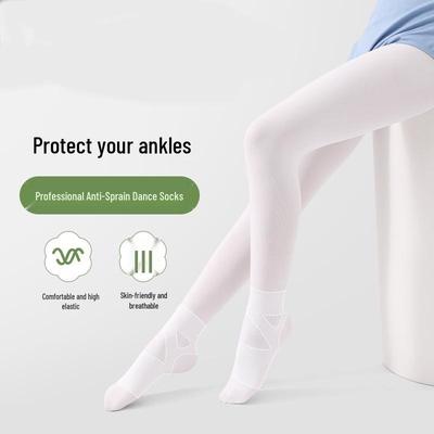 Дышащие бархатные балетные колготки 90D для девочек, не скручивающиеся