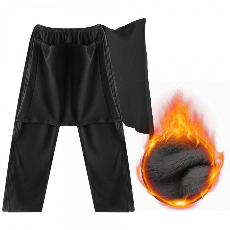 Adult Open-Back Pants Postpartum Recovery Fracture Care Incontinence - Cotton Plus Size All Seasons