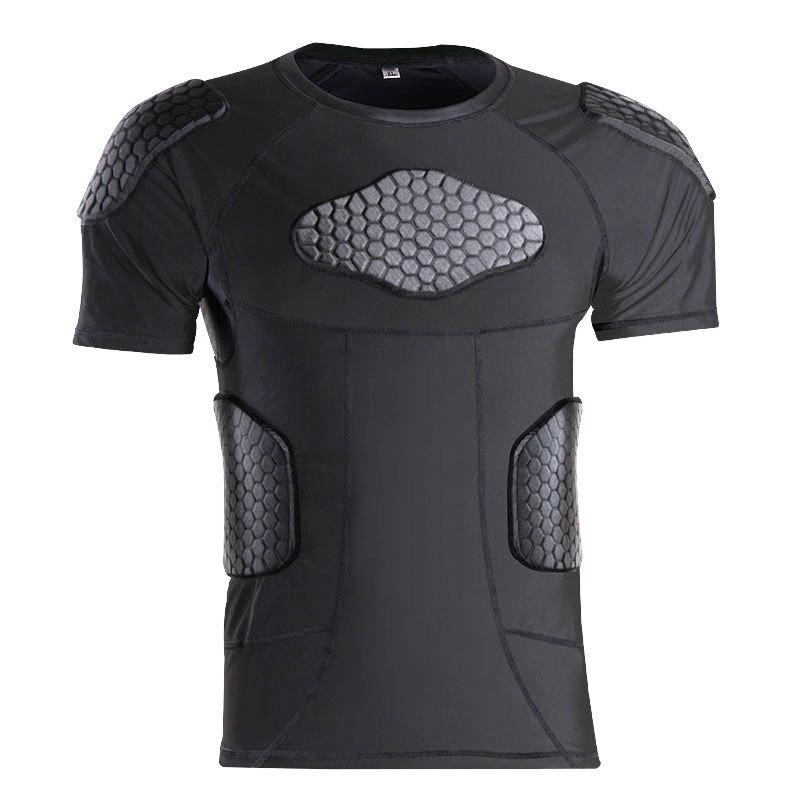 Custom Anti-collision Long-sleeves Football Goalkeeper Rugby Jersey Ski Chest Hip Protection Ice Hockey Protection Underwear Set