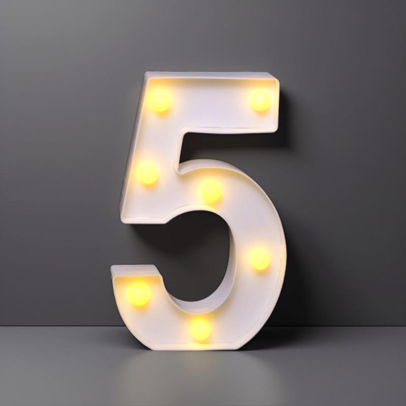 22 см светодиодные буквы и цифры для мероприятий - Идеально для дней рождения и предложений.