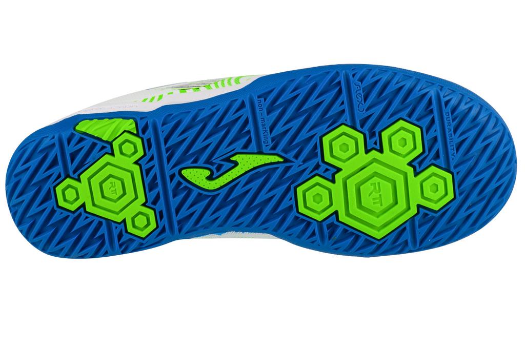 Joma Evolution Jr 25 EVJS IN, for Boy White Indoor Football Trainers