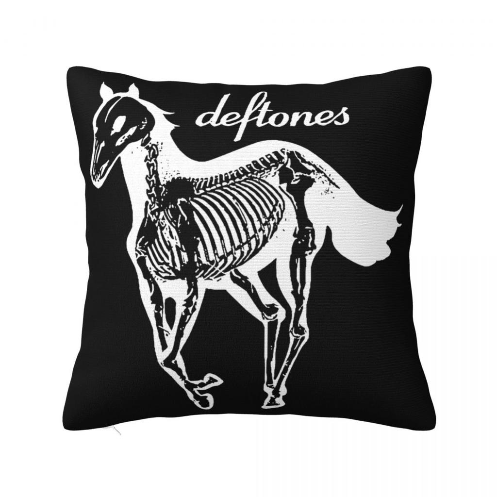 Deftones White Pony Album Square Pillow Cases Band Cushion Cover Decorative Pillowcase For Home 45*45Cm