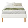 Adrien - Solide et confortable Sommier Tapissier + pieds de 18 cm - 80x190 - 13 lattes - Montage rapide et facile