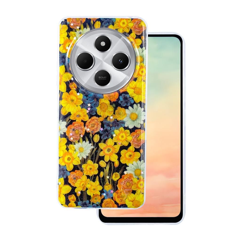 Nakładka Glow Glam Do Xiaomi Redmi Note 14 Pro 5G (Global) / Note 14 Pro Plus 5G (Global) Pomarańczowa