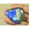 36X45X7MM Natural Labradorite Pear Crystal Cabochon Loose Gemstone 88Cts. SK-3306