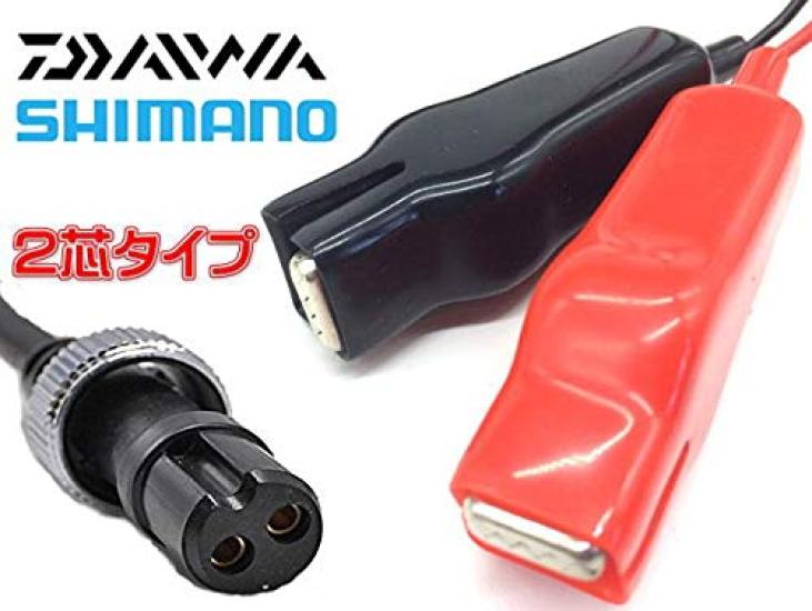 Электрический кабель Officek Power Power Alligator, Универсальный, для катушек Daiwa/Shimano, Шнур, 2-жильный, 3 м,