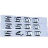ABS 3D Chrome автомобильные буквы багажник эмблема значок наклейка для W220 W221 W222 S300 S320 S350 S400 S500 Mercedes надпись