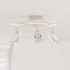Ceiling Spotlight with Spotlights Nickel 24 x 22 x 12.5 cm Metal