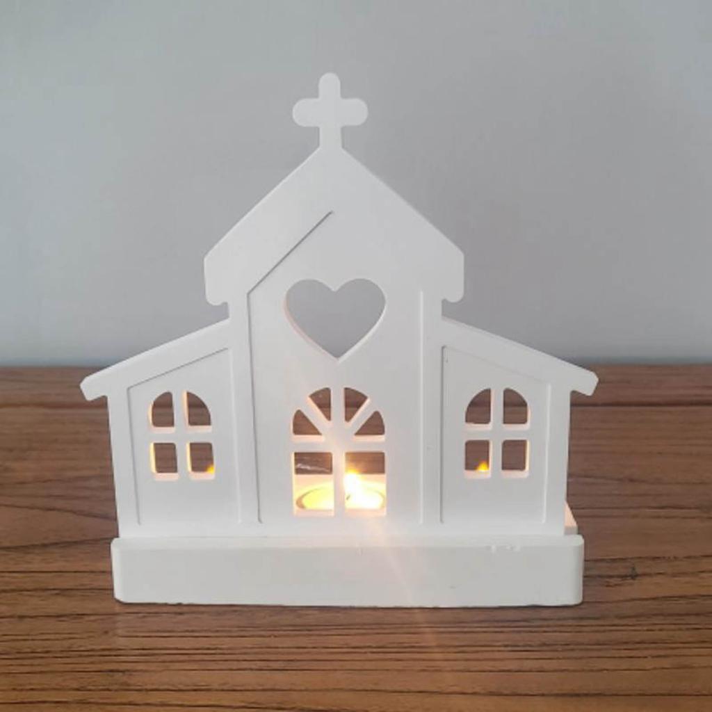 Love House Candlesticks Resins Moulds DIY House Candle Holder Silicone Molds Castings Moulds for Table Home Decorations
