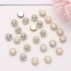 Apparel Sewing Wedding Dress Pearl Hairpins Pearl Button Rhinestone Buttons Hat Accessories