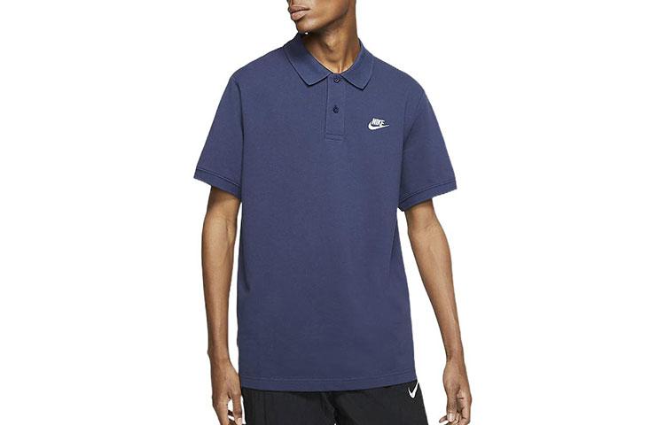 Nike Мужская рубашка-поло Морской синий CN8765-410