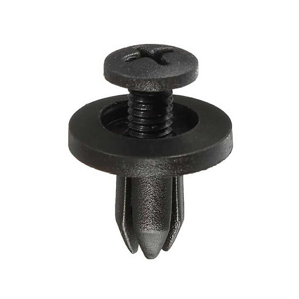 WOSIIKSLL 50 шт. Пластиковые фиксаторы крыла автомобиля, портативные крепежные заклепки, пистоны для обшивки двери, отверстия 6 мм для автомобиля